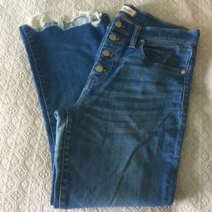 Madewell Cali Demi Boot w Chewed Hem sz 29 GUC